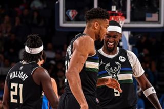 NBA: Bucks bowl over Thunder for 5th straight win