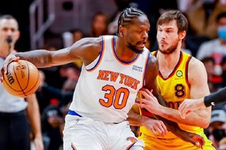 NBA: Knicks barely hold on to beat skidding Washington