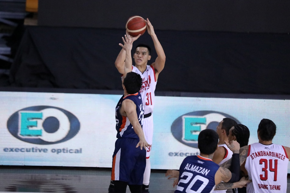 Aljon Mariano (31) in action for Ginebra. PBA Images.