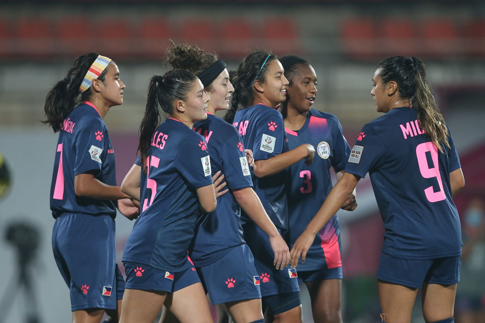 The Philippine women's team qualified to the FIFA Women's World Cup for the first time in their history. AFC photo. 