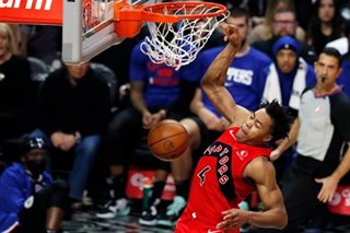 NBA: Raptors rout Pacers in front of no fans