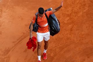 Djokovic 'runs out of gas' in Monte Carlo defeat