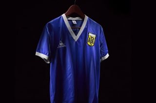 Maradona jersey auctioned for $9.3 million: Sotheby’s