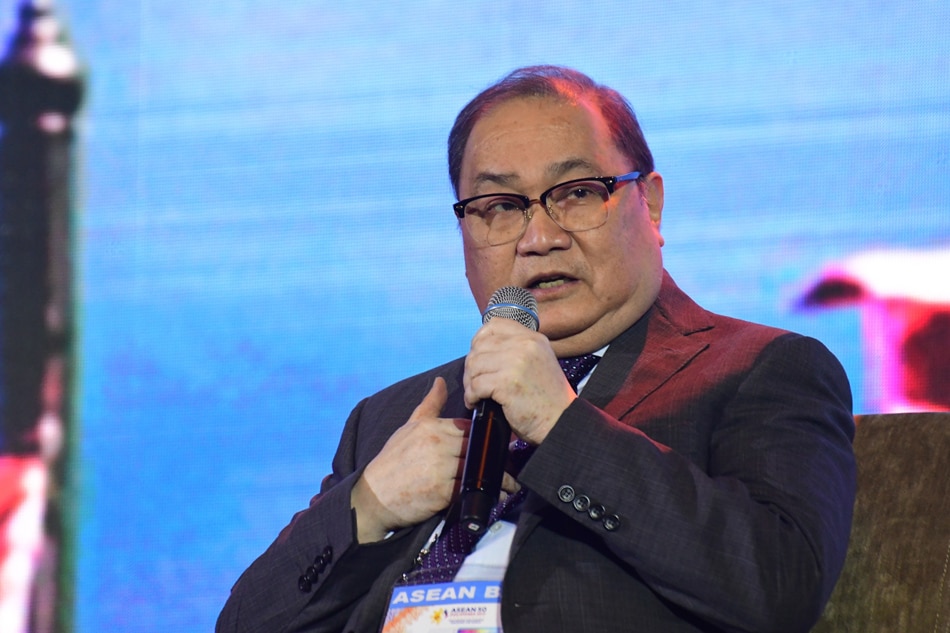 PLDT Group CEO Manny V. Pangilinan during the ASEAN Business and Investments Summit in Paranaque City on Tuesday. Mark Demayo, ABS-CBN News