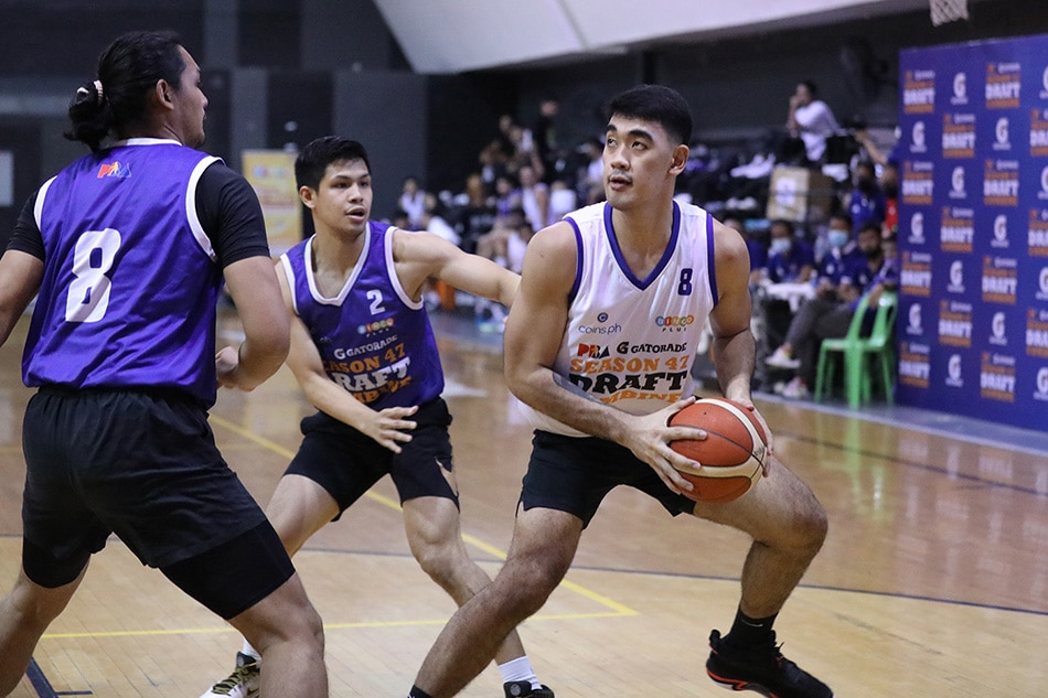 With Justin Baltazar taking his name off the PBA draft, Blackwater put another big man – Justin Arana (pictured) – in its list of choices for the No. 1 pick. PBA Media Bureau