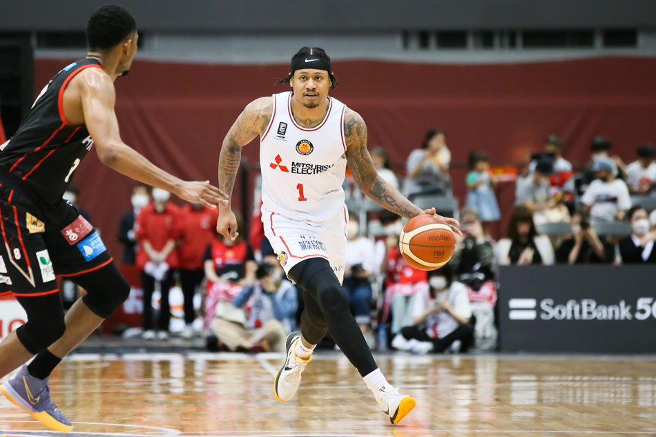 Ray Parks Jr. of the Nagoya Diamond Dolphins is the lone Filipino to see action in the 2021-22 B.League playoffs. (c) B.LEAGUE