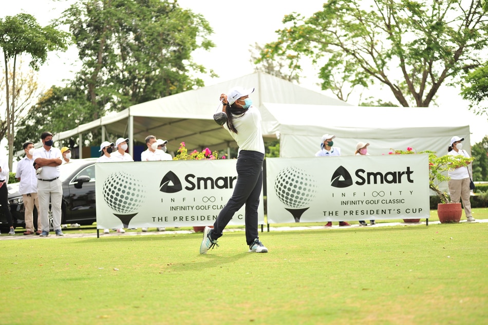 Filipina golfer Rianne Malixi is nine strokes behind a pair of Thai golfers in the SEA Games. File photo.