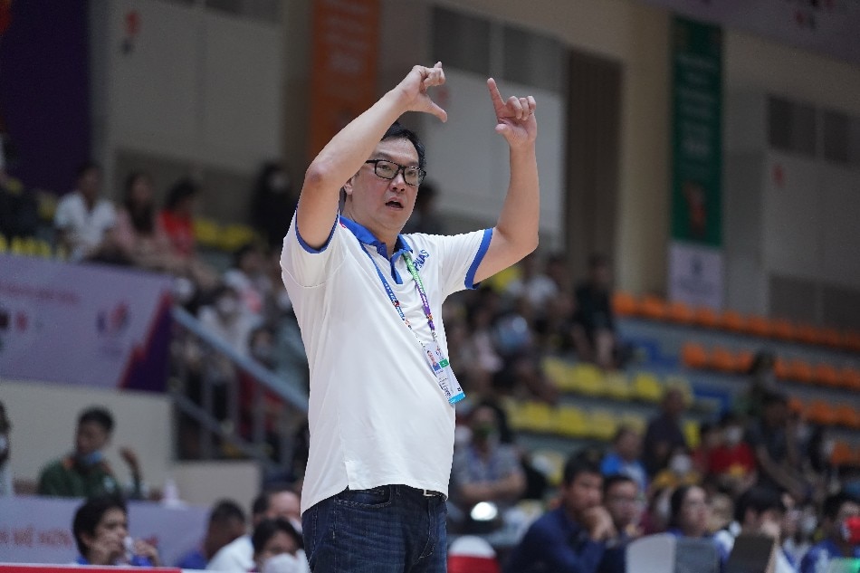 Gilas Pilipinas Women's coach Pat Aquino. Handout photo.