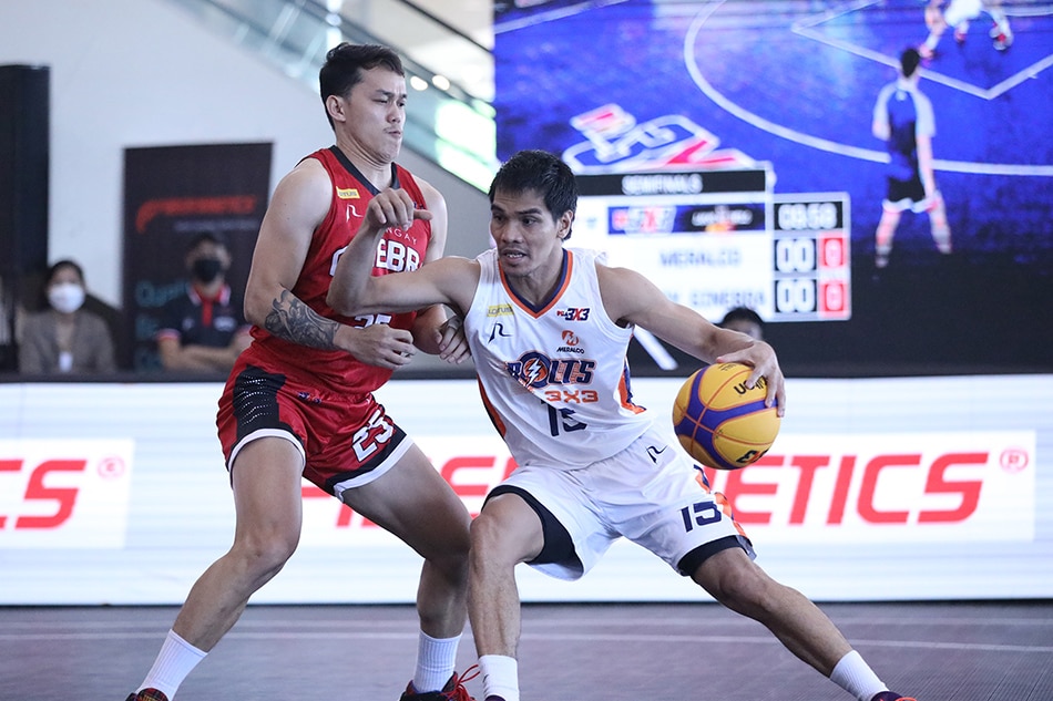 Meralco ousted Ginebra in the semis to set up a title match against Cavitex. PBA Images.