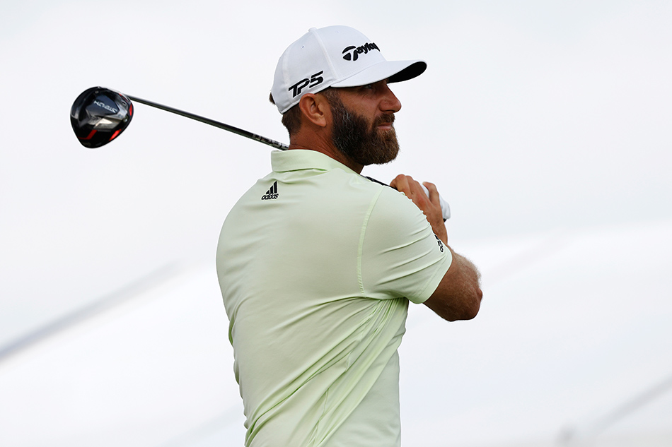 Dustin Johnson of the US hits his tee shot on the thirteenth hole during the second round of the 2022 PGA Championship golf tournament at the Southern Hills Country Club in Tulsa, Oklahoma, USA, 20 May 2022. Erik S. Lesser, EPA-EFE