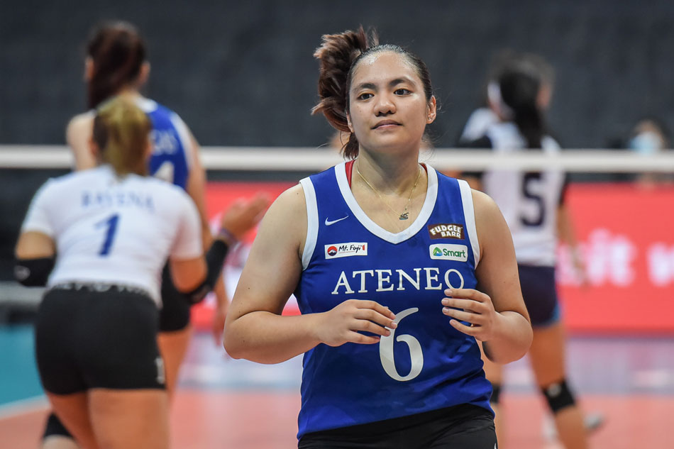Ateneo setter Jaja Maraguinot has signed off from the Blue Eagles after UAAP Season 84. UAAP Media.
