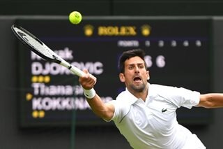 Sweet 16 for Djokovic, as Wimbledon seeds crash
