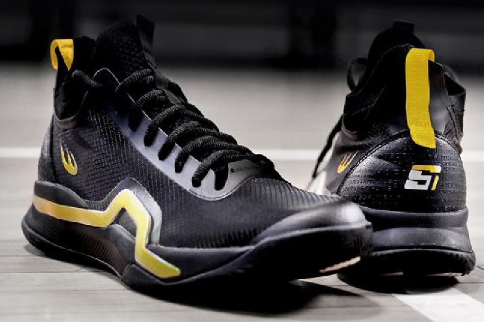  World Balance is releasing the black and gold colorway of Scottie Thompson's signature shoe. Handout photo. 