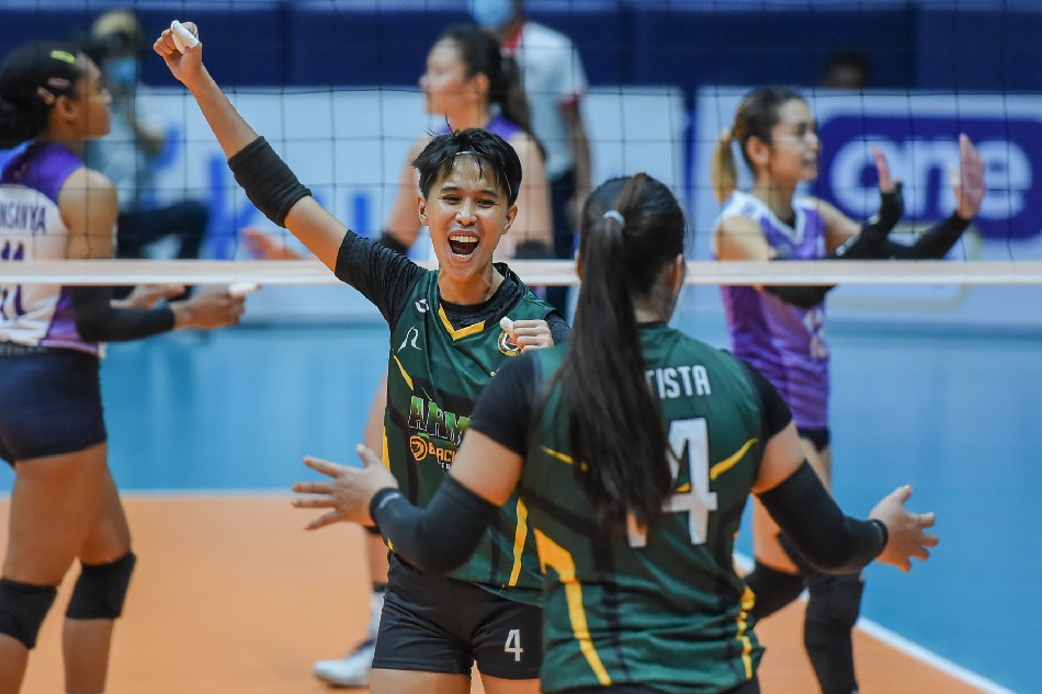 Setter Ivy Perez led the way in Army's win against Choco Mucho. PVL Media.