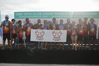 Cebu-based dragon boat team bags 2 more gold medals in US