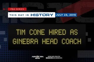 This Day in PBA History: New era begins for Ginebra