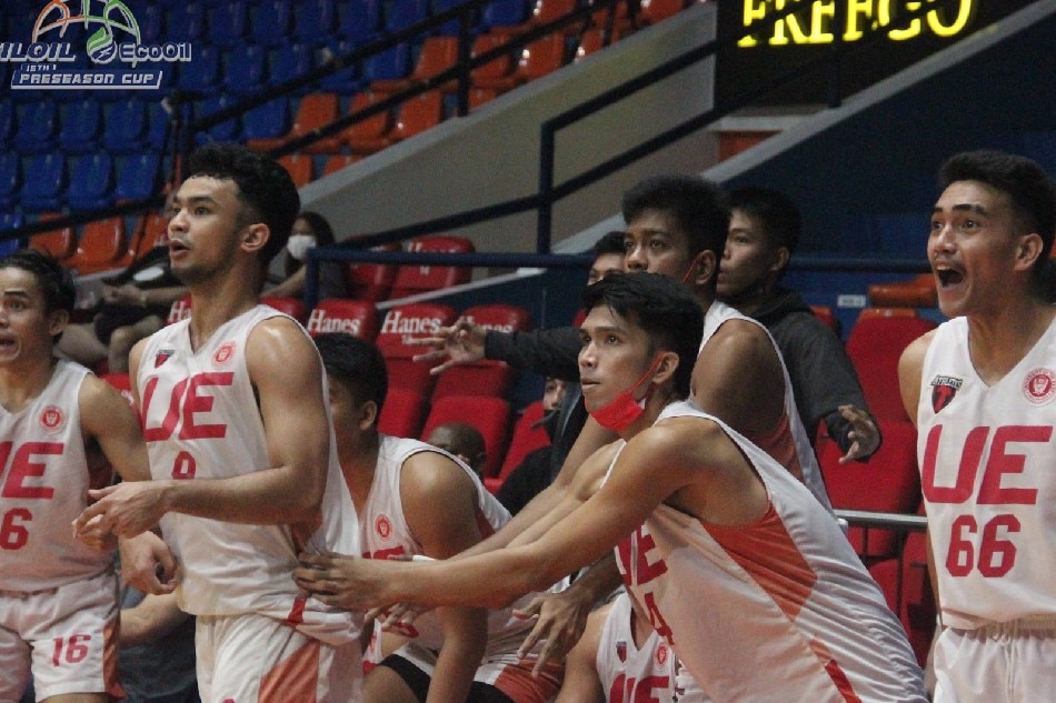 The UE Red Warriors snapped a 17-game losing streak dating back to October 2019. Photo courtesy of FilOil EcoOil Sports.