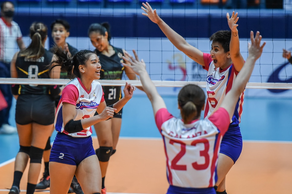 The Creamline Cool Smashers ended the elimination round of the PVL Invitational Conference as the No. 1 seed. PVL Media.