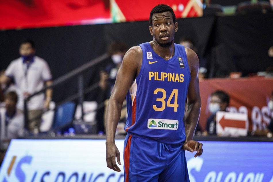 Ange Kouame has been unable to play for Gilas Pilipinas in recent months due to a knee injury. File photo. FIBA.basketball