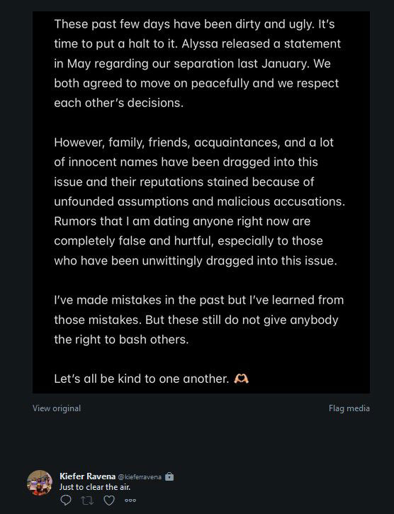 Kiefer Ravena breaks silence over 