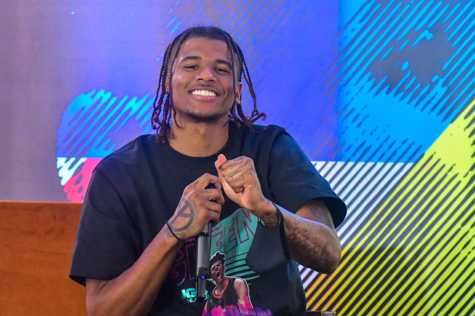 Houston Rockets shooting guard Filipino-American basketball player Jalen Green meets with fans as part of his JG4 Manila Tour in Makati City. Mark Demayo, ABS-CBN News