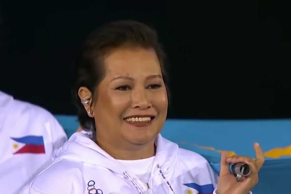 Si Lydia De Vega noong opening ng 2019 Southeast Asia Games sa Philippine Arena sa Bulacan noong December 1, 2019. RTVM screengrab/File