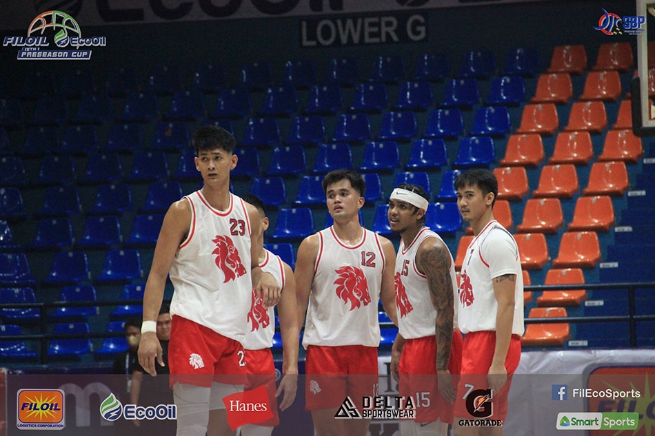 The San Beda Red Lions grabbed their first win of the FilOil EcoOil Preseason Cup. Photo courtesy of FilOil EcoOil Sports.