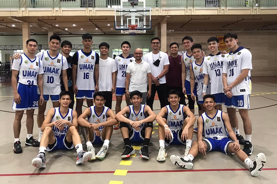 Head coach Vis Valencia and University of Makati hope to test their strength against a more senior competition in the Luzon-wide Ballout Hoops Challenge Open. Handout