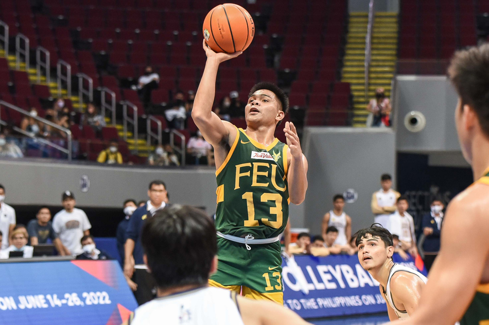 FEU guard L-Jay Gonzales had a near triple-double in their win against La Salle. File photo. UAAP Media.
