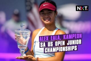 Alex Eala, kampeon sa US Open Junior Championships