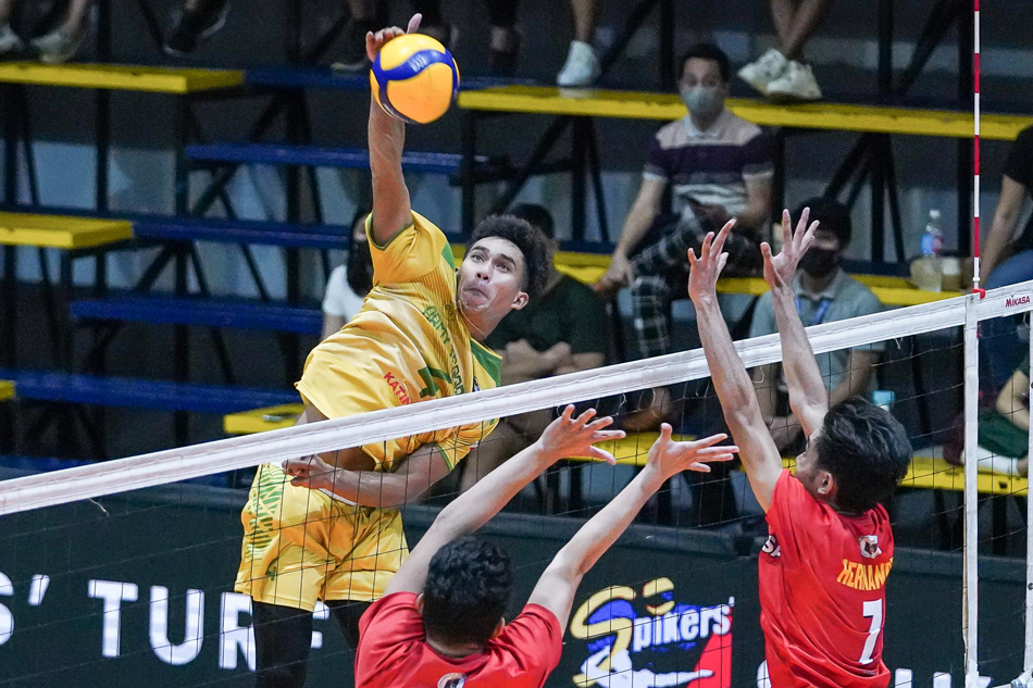 Madz Gampong of Army-Katinko in action. PVL Media.
