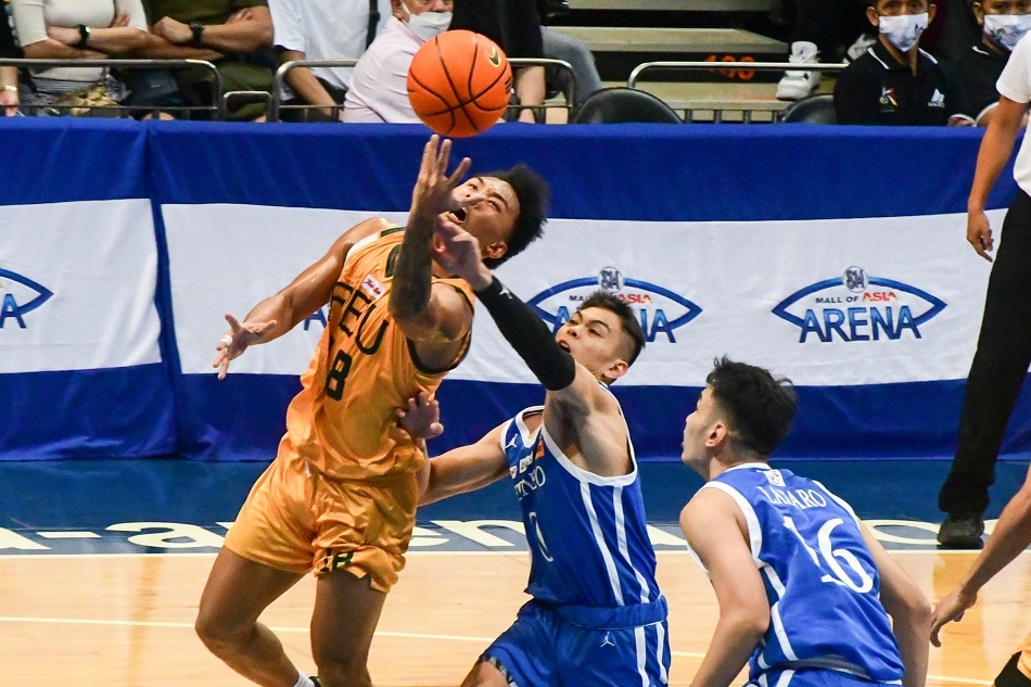 The Far Eastern University (FEU) and the Ateneo De Manila University battle during the first round of the UAAP season 85 men's basketball in Pasay City on October 2, 2022. Mark Demayo, ABS-CBN News