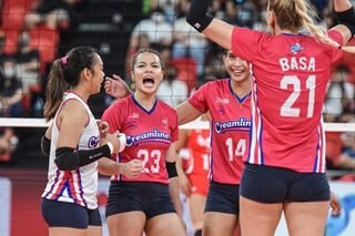 Creamline outlasts PetroGazz in 4 sets for share of lead