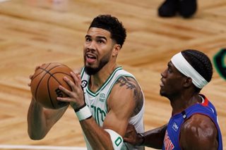 NBA: Tatum leads Celtics past Pistons