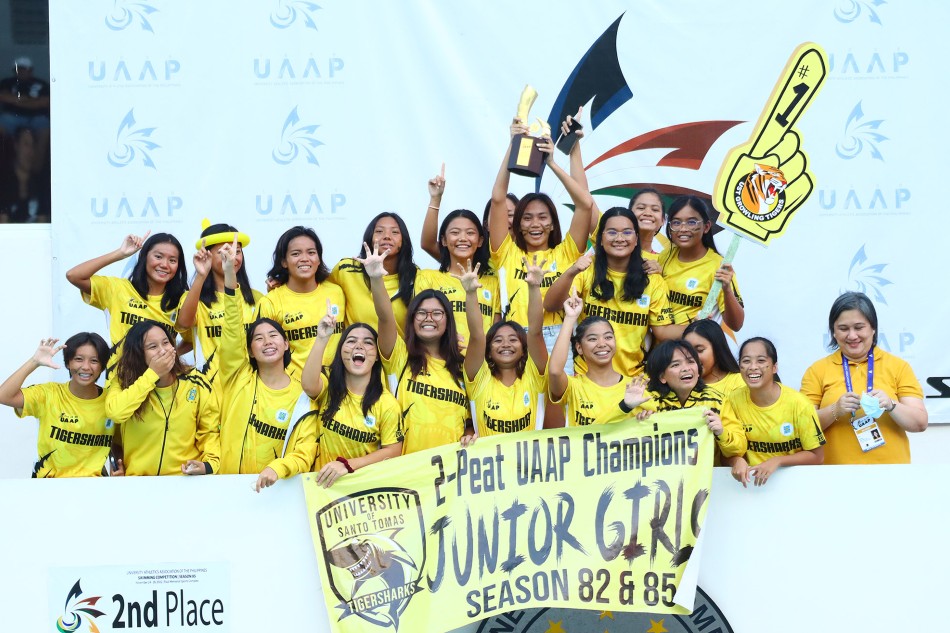 UST dominated the girls