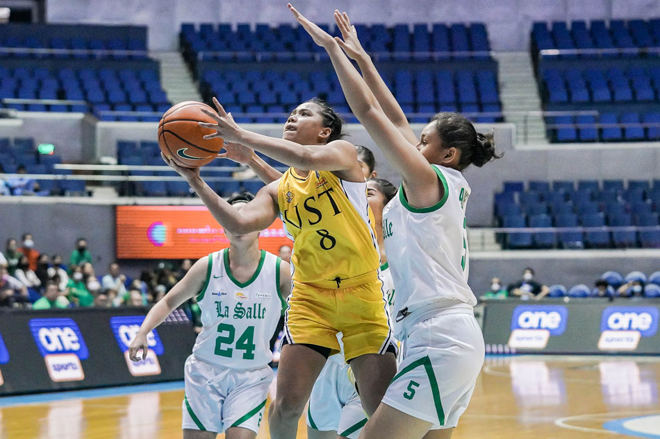 Eka Soriano led the way in UST's victory over La Salle in the Final 4. UAAP Media.