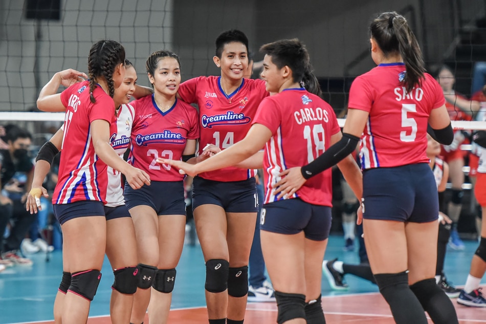 The Creamline Cool Smashers secured a third-place finish in the PVL Reinforced Conference. PVL Media.
