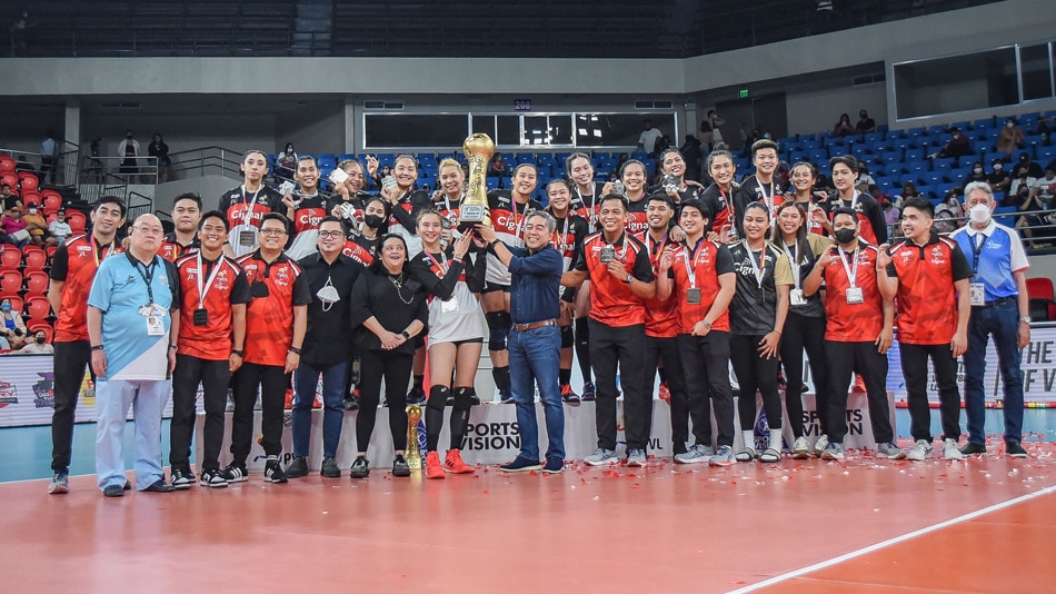 The Cignal HD Spikers took silver in the PVL Reinforced Conference. PVL Media.