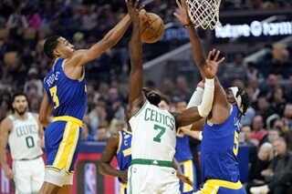 Warriors cool off red-hot Celtics in NBA Finals rematch