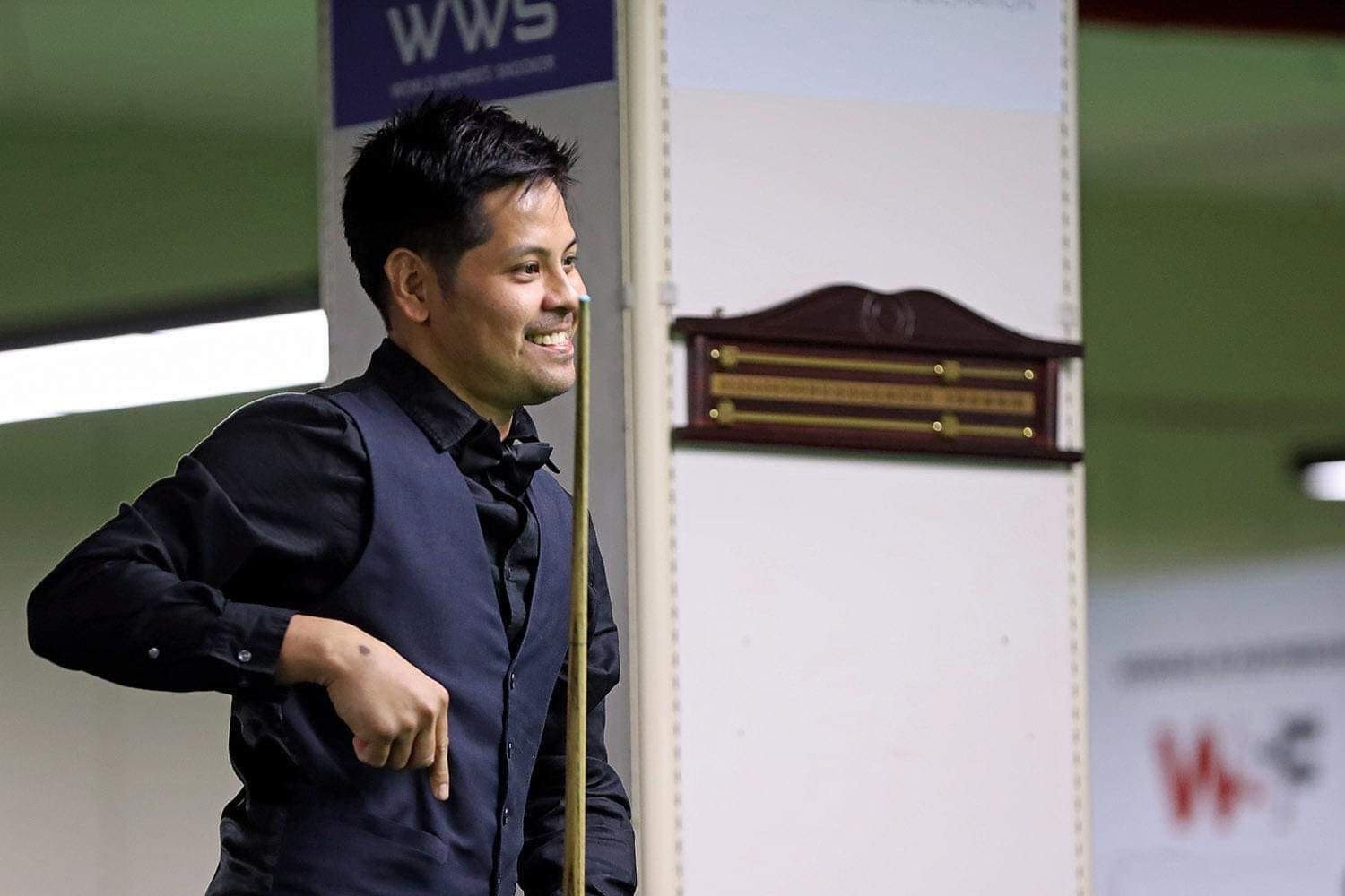 Si Barbero habang nasa tournament 