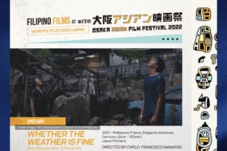 3 Pinoy films kasama sa 2022 Osaka Asian Film Festival