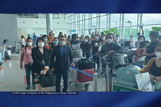 142 Filipinos mula Vietnam narepatriate na 