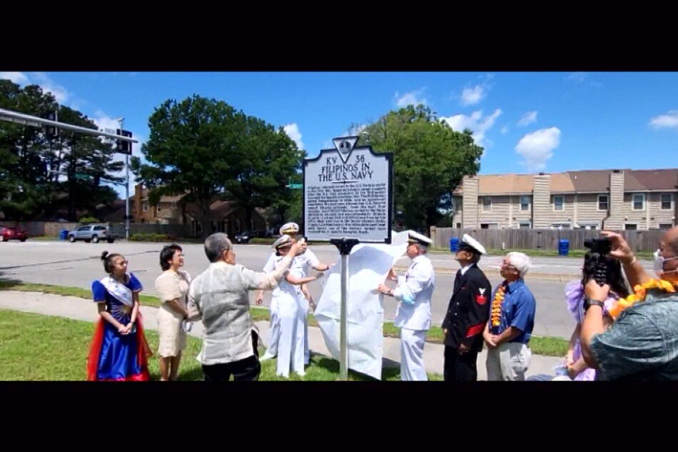 Historical Highway Marker Honors Fil-Am US Navy Sailors | ABS-CBN News