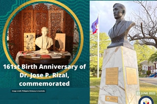 161st birth anniversary ni Dr. Jose Rizal, ipinagdiwang sa AU 