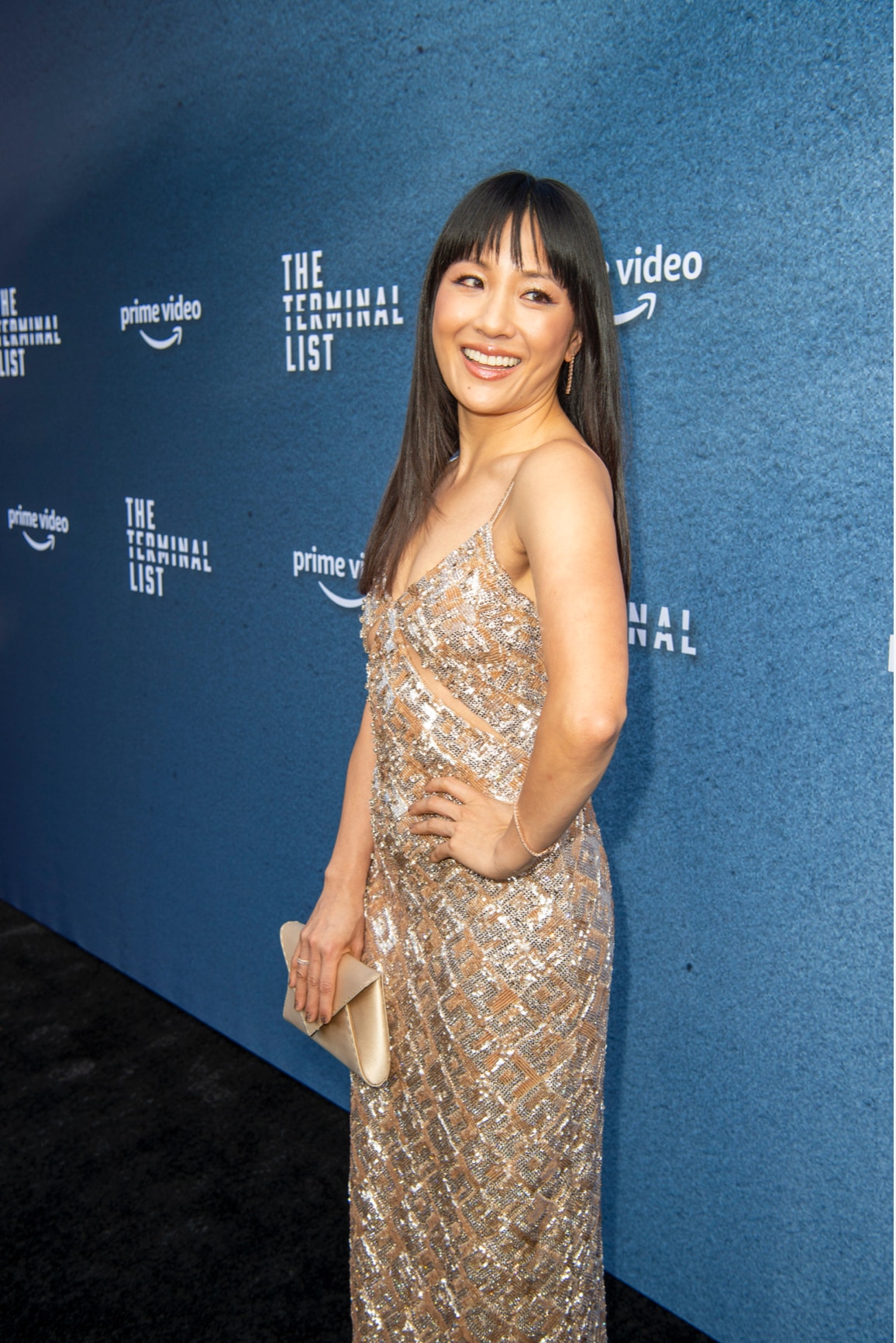Constance Wu at 'The Terminal List' premiere. Courtesy: Prime Video