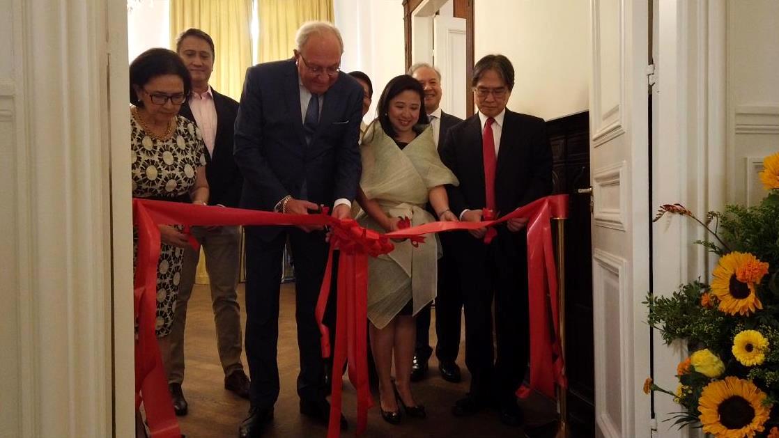 Ribbon cutting ng Cesar Bengson Hall 
