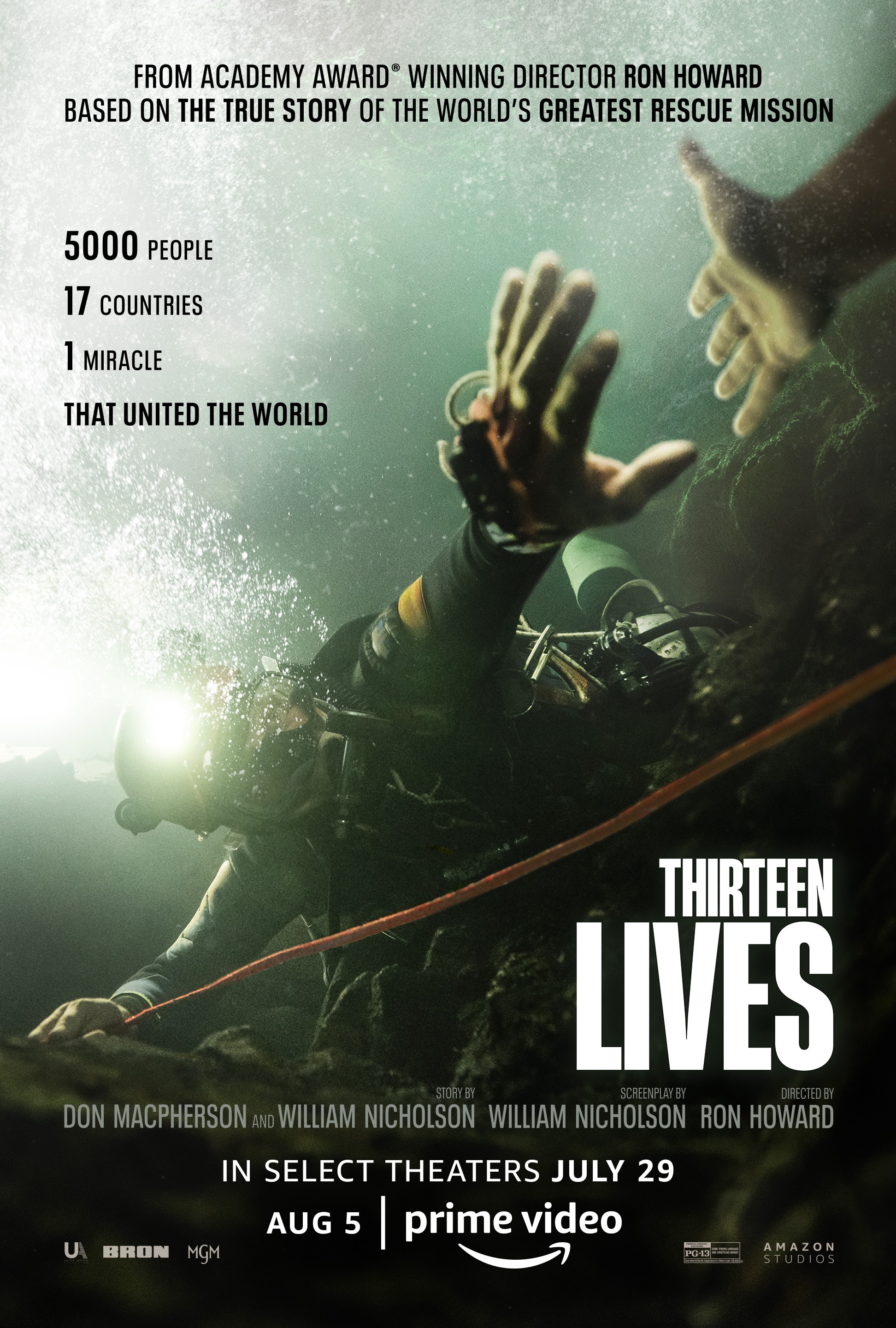 'Thirteen Lives' poster. Courtesy: Prime Video 'Thirteen Lives'