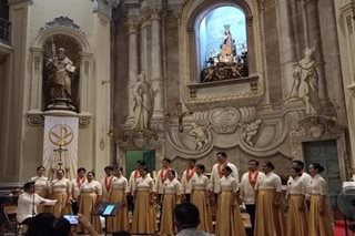 Award-winning choir mula Cavite nagtanghal sa Barcelona  
