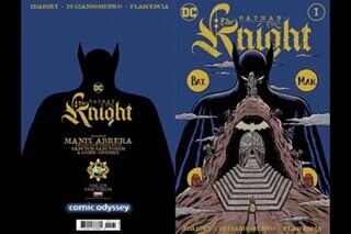 Manix Abrera illustrates cover for Batman The Knight