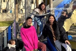 LOOK: Anne, Solenn, Isabelle reunite in France with kids